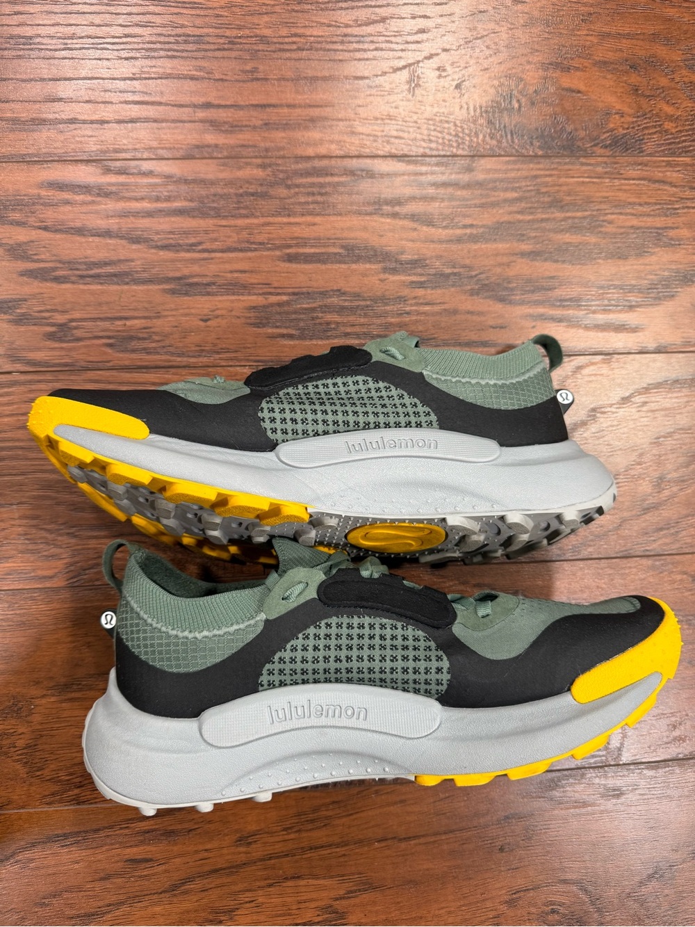 Lululemon Green & Yellow Athletic Sneakers - Picture 14 of 16